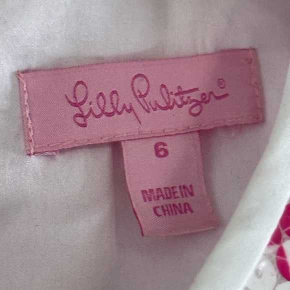 Lilly Pulitzer Airbella sequin shift dress  Pink &White Patterned Dress size 6 - Picture 3 of 12